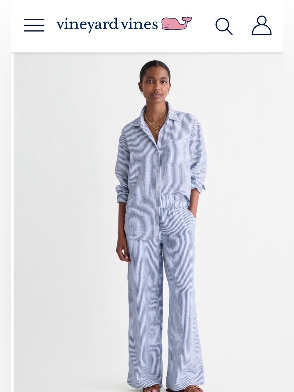 Vineyard Vines Zadie Linen Pants - Size XXS